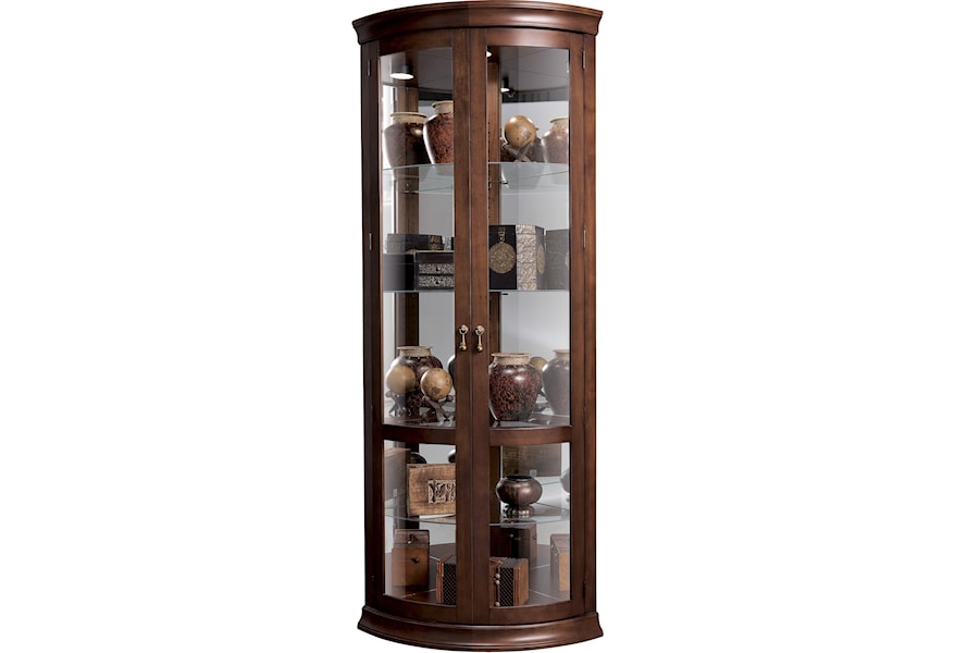 corner curio cabinet costco