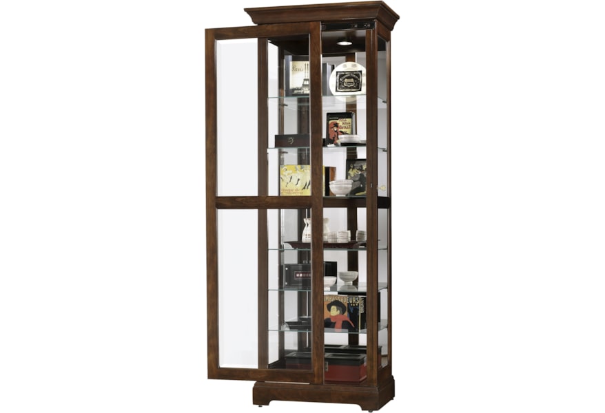 Howard Miller Harmony Sliding Door Curio Cabinet Morris Home