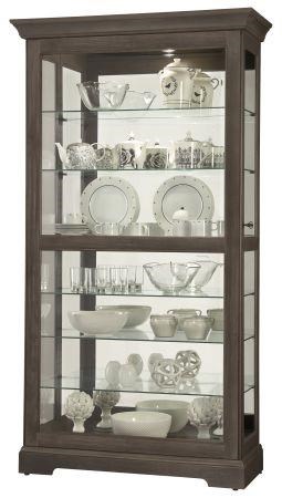 Howard Miller Gable Display Cabinet Morris Home Curio Cabinets