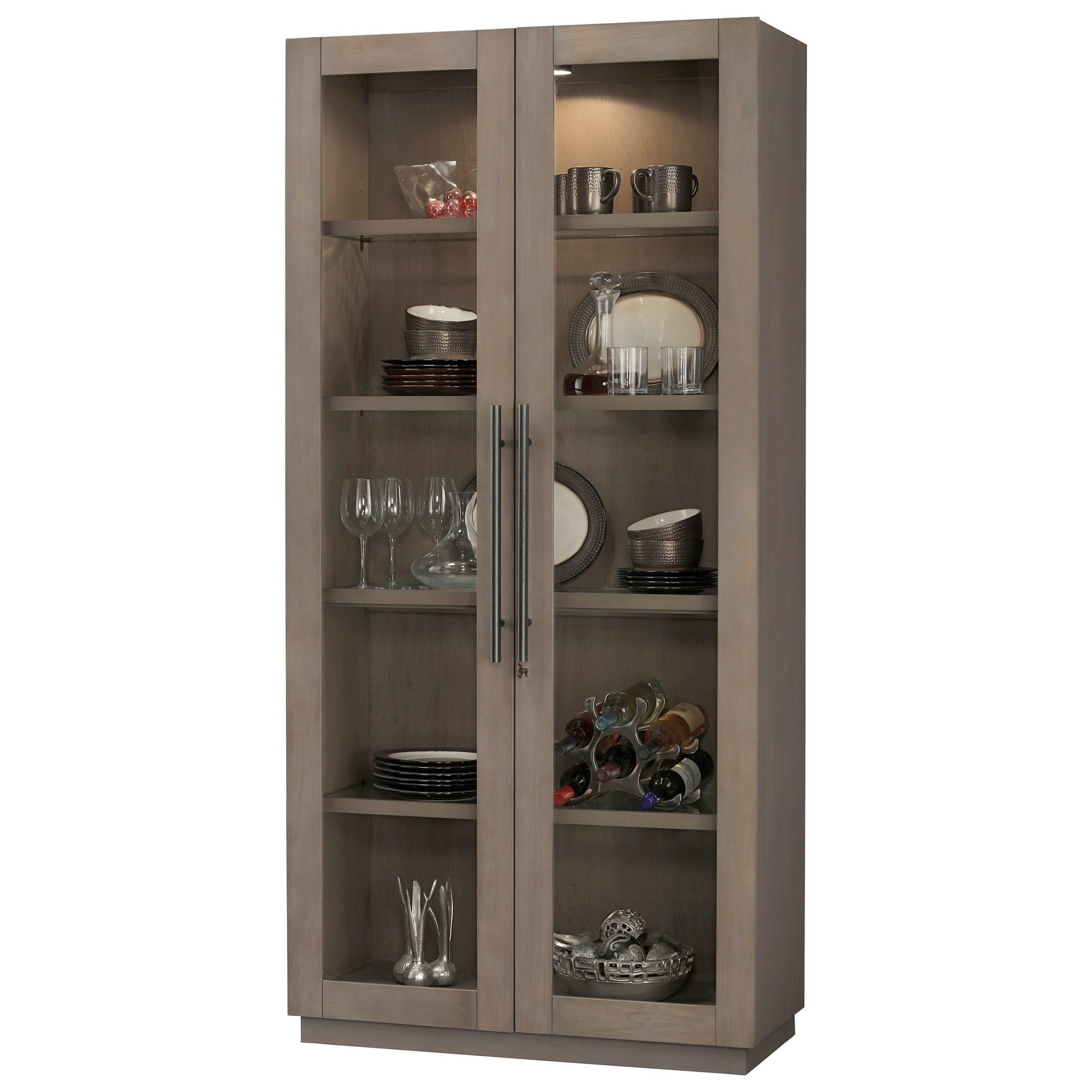 Howard Miller Cabinets Morrissey Ii Cabinet With Locking Glass