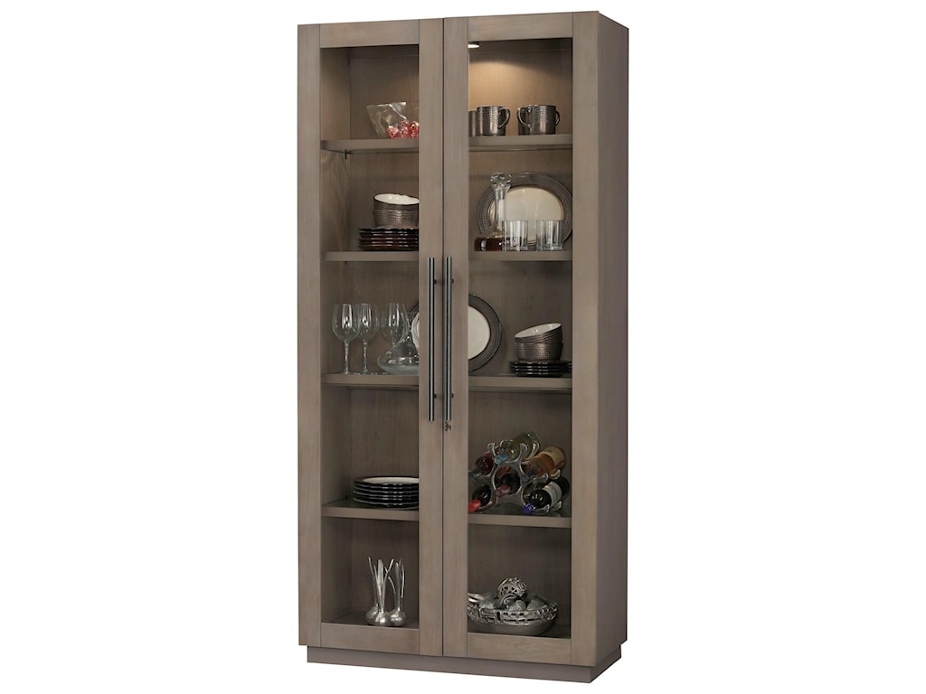 Howard Miller Cabinets Morrissey Ii Cabinet With Locking Glass