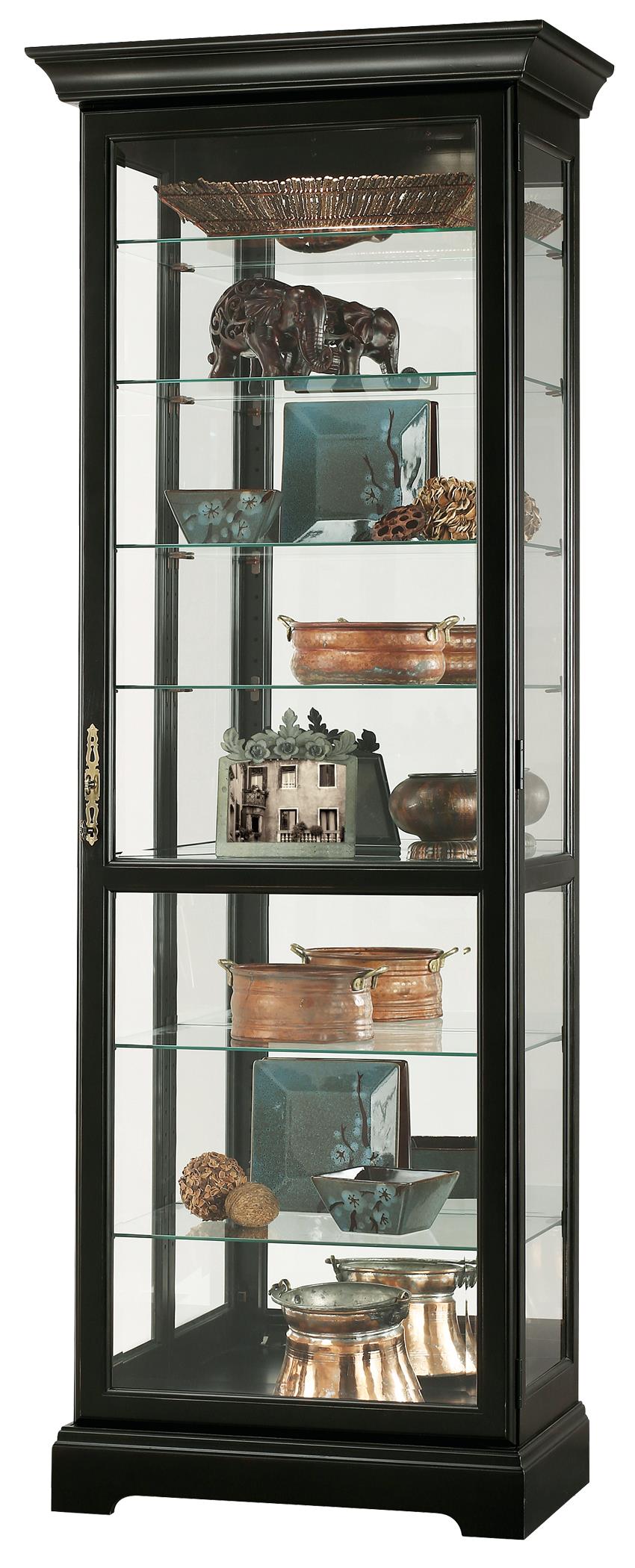 Howard Miller Cabinets Chesterfield Iii Curio Cabinet With Plate