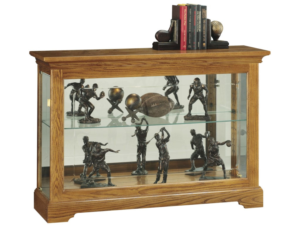 Howard Miller Cabinets 680 535 Short Curio Cabinet With 1 Gl Howard Miller Cabinets Short Curio Cabinet With 1 Gl Shelf