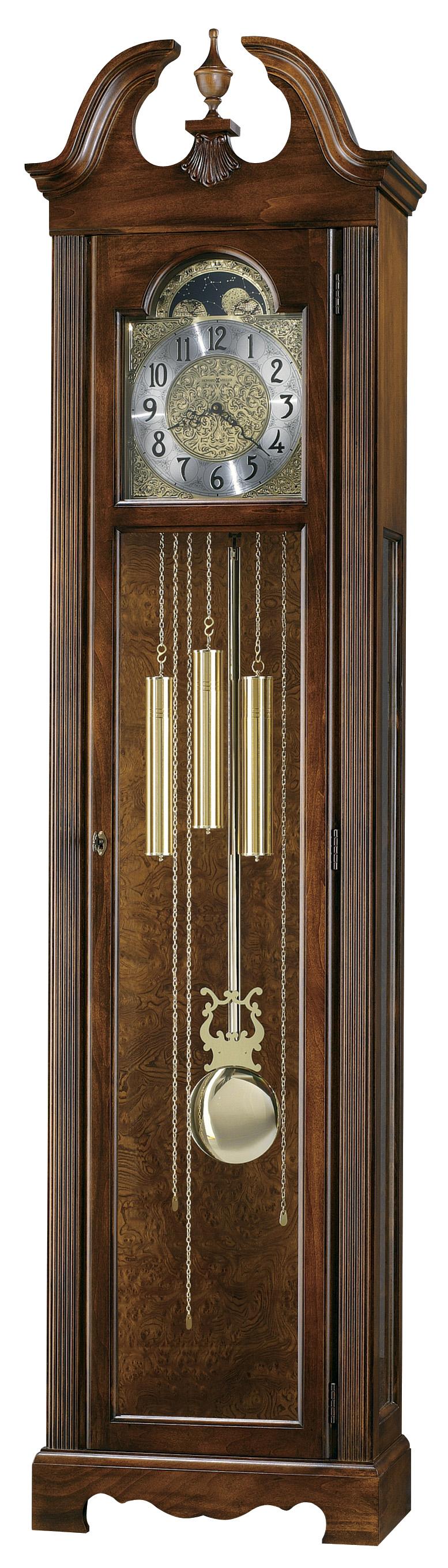 Princeton Grandfather Clock with Polished Brass Dial