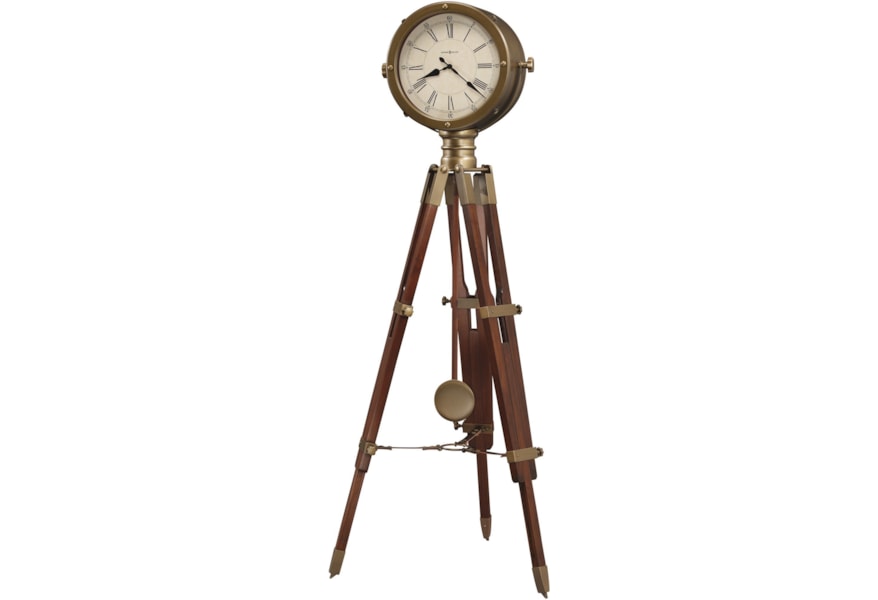 Howard Miller Clocks 615 080 Time Surveyor Tripod Floor Clock Tripod Floor Clock