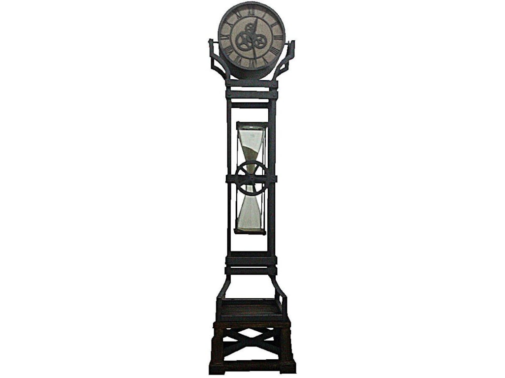 Iron Works Floor Clock With Chime And Hour Gl By Howard Miller At Sheely S Furniture Liance