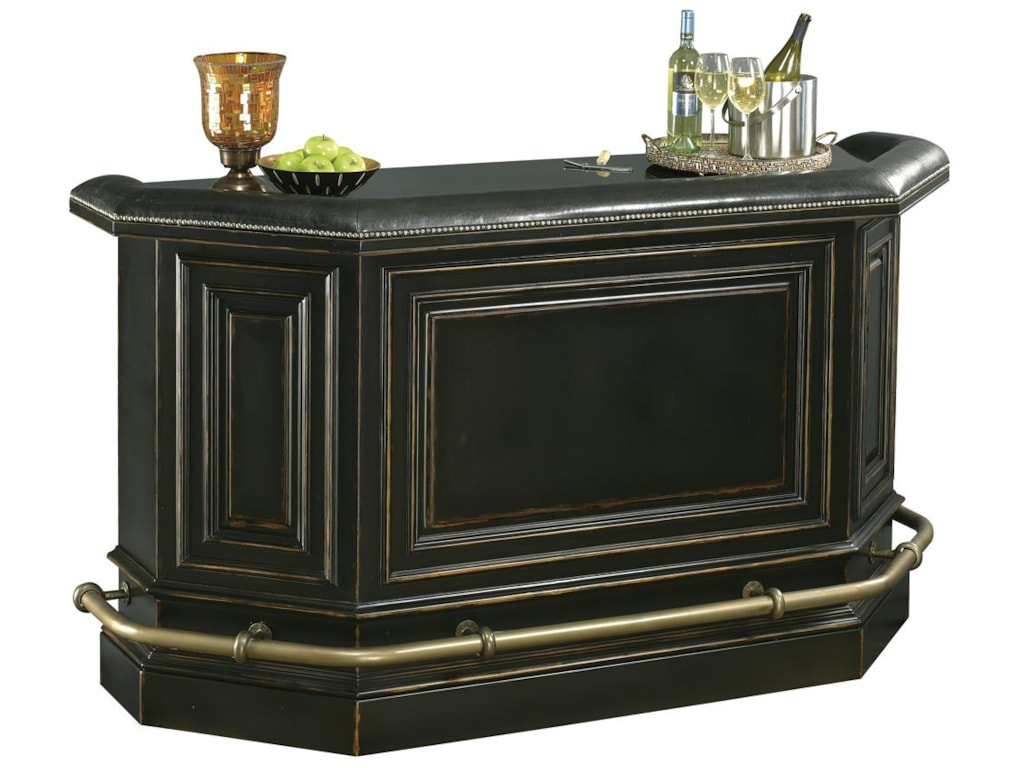 Howard Miller Northport Burnished Black Bar Cabinet Reid S