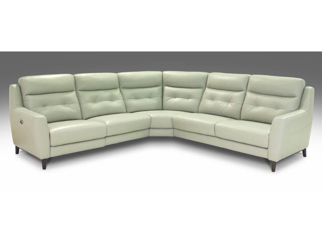Fission Reclining Leather Sectional By Giovani At Rotmans