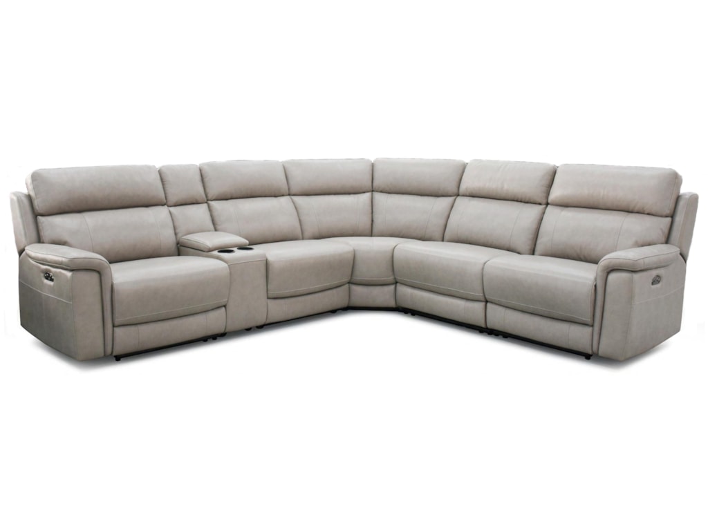 Htl 11324 Contemporary Reclining Sectional W Headrests Htl 11324 Reclining Sectional W Headrests