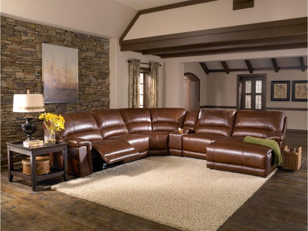 Htl 2678cs Reclining Leather Sectional Sofa Fashion
