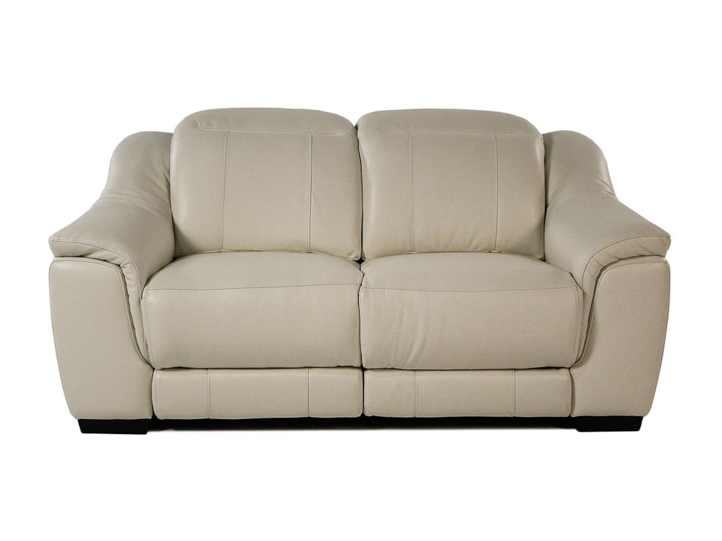 Giovani Illusion Reclining Leather Loveseat Rotmans Giovani Illusion Reclining Leather Loveseat