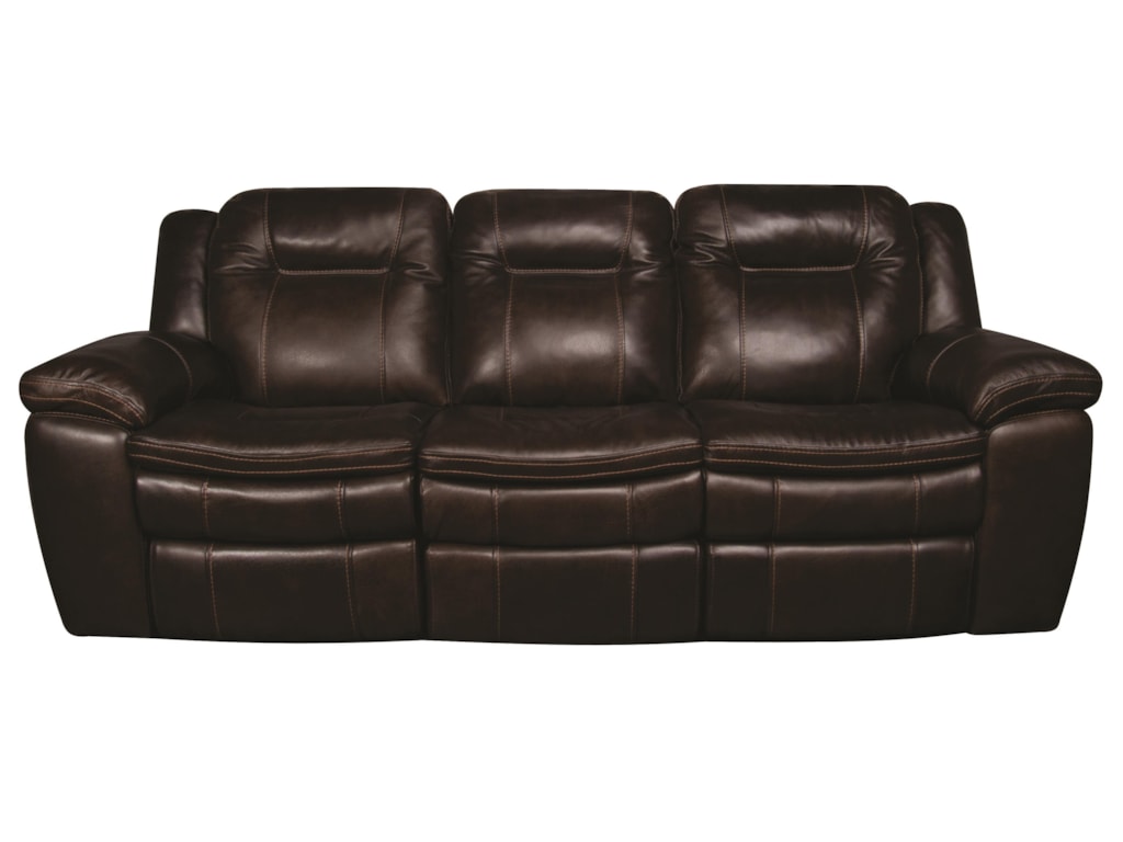 Heath Leather Match Reclining Sofa By Htl At Morris Home