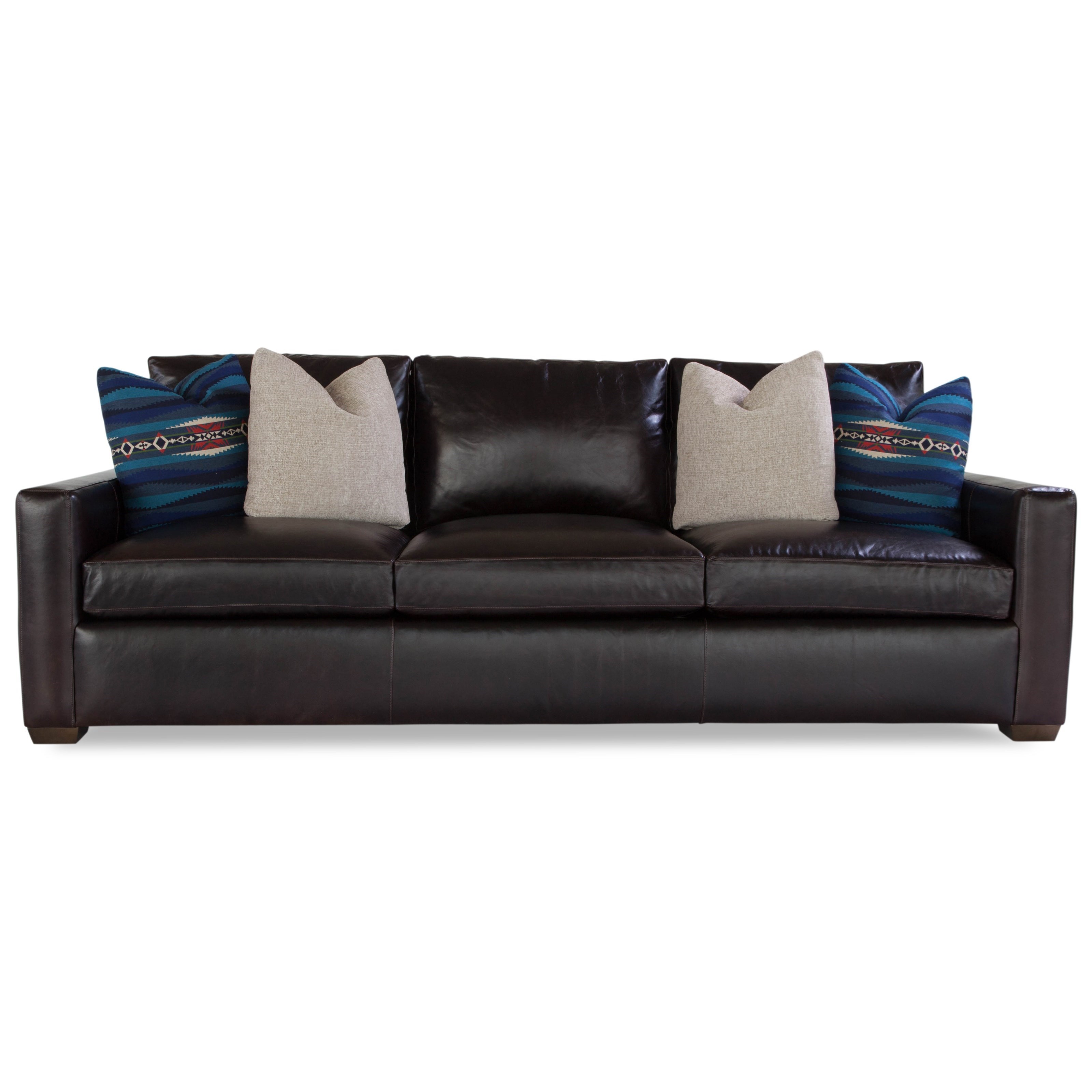 Huntington House Plush Mod Customizable Sofa With Track Arms Belfort Furniture Sofas