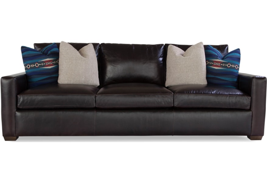 Huntington House Plush Mod Customizable Sofa With Track Arms Belfort Furniture Sofas