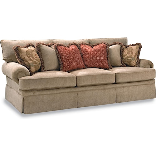 Huntington House 2081 Sofa With Low Profile Rolled Arm Howell Huntington House 2081 Sofa With Low Profile Rolled Arm