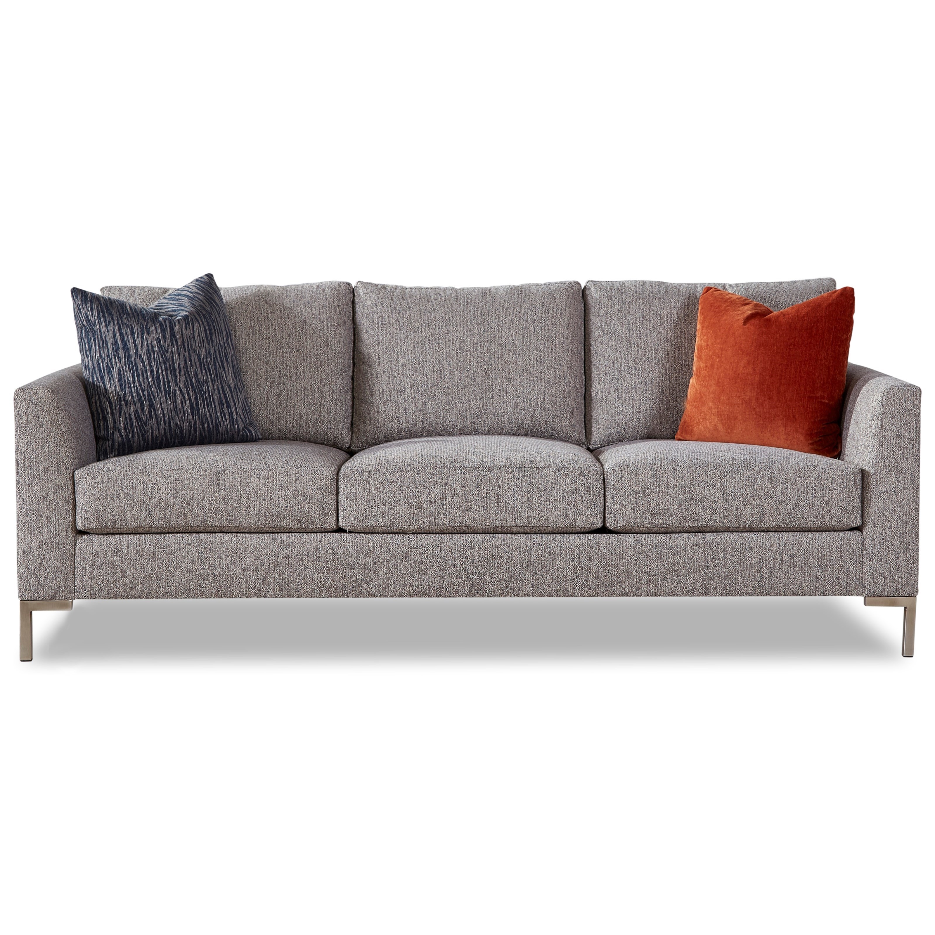 Huntington House 8014 Contemporary Sofa With Track Arms Belfort Furniture Sofas
