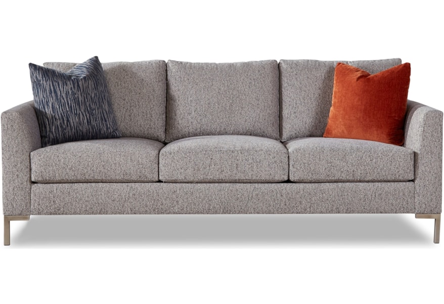 Huntington House 8014 Contemporary Sofa With Track Arms Belfort Furniture Sofas