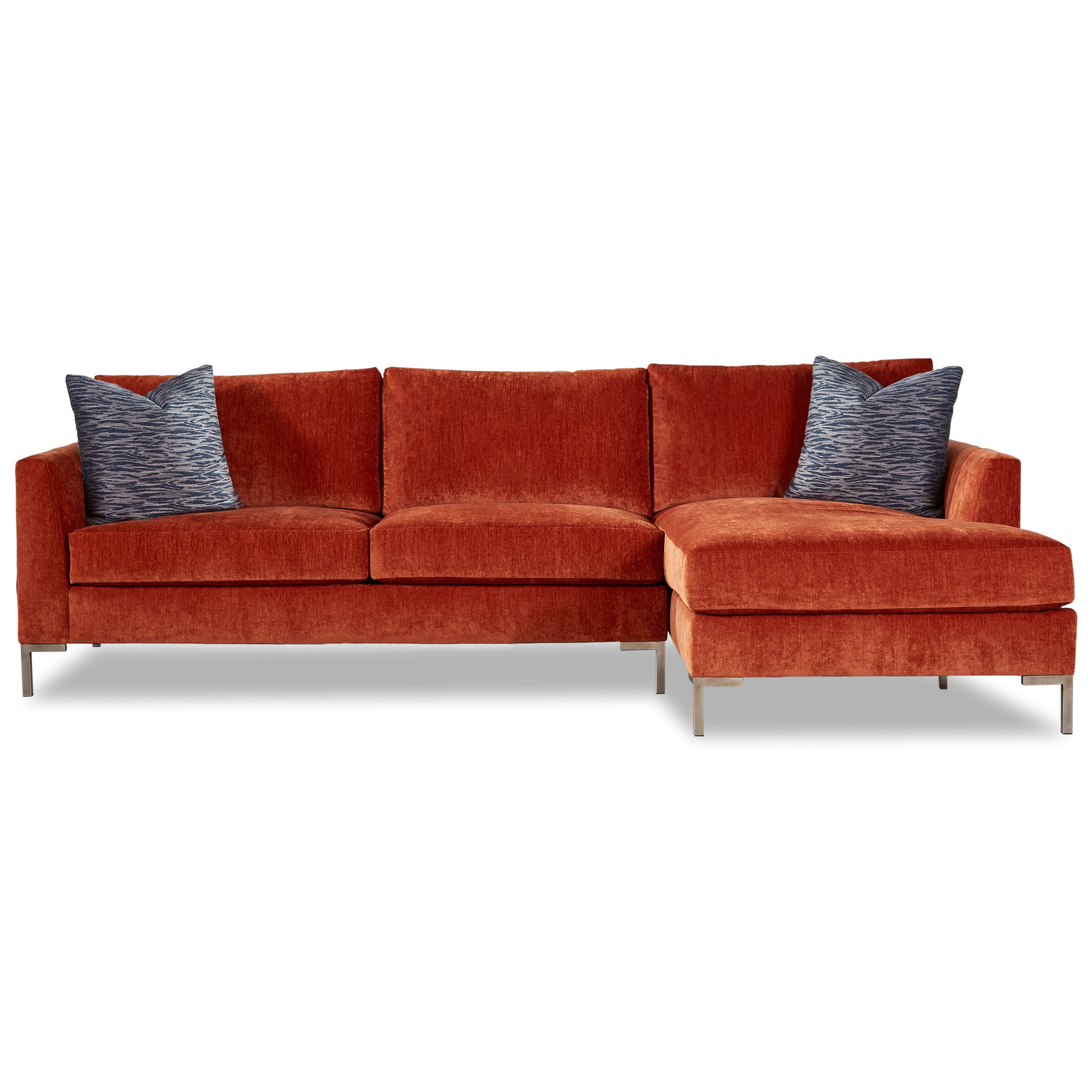 Huntington House 8014 Contemporary Sectional Sofa With Chaise Find Your Furniture Sectional Sofas
