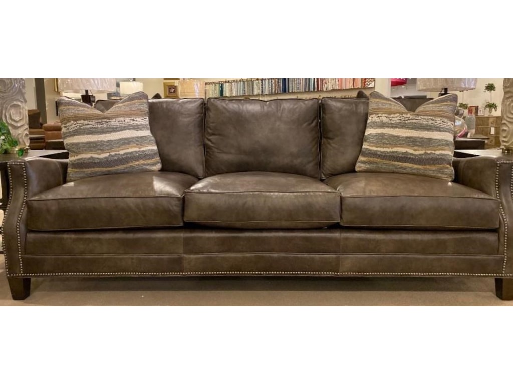 Huntington House All Leather Sofa 7142 20 Eight Way Hand Tied Huntington House All Leather Sofa 7142