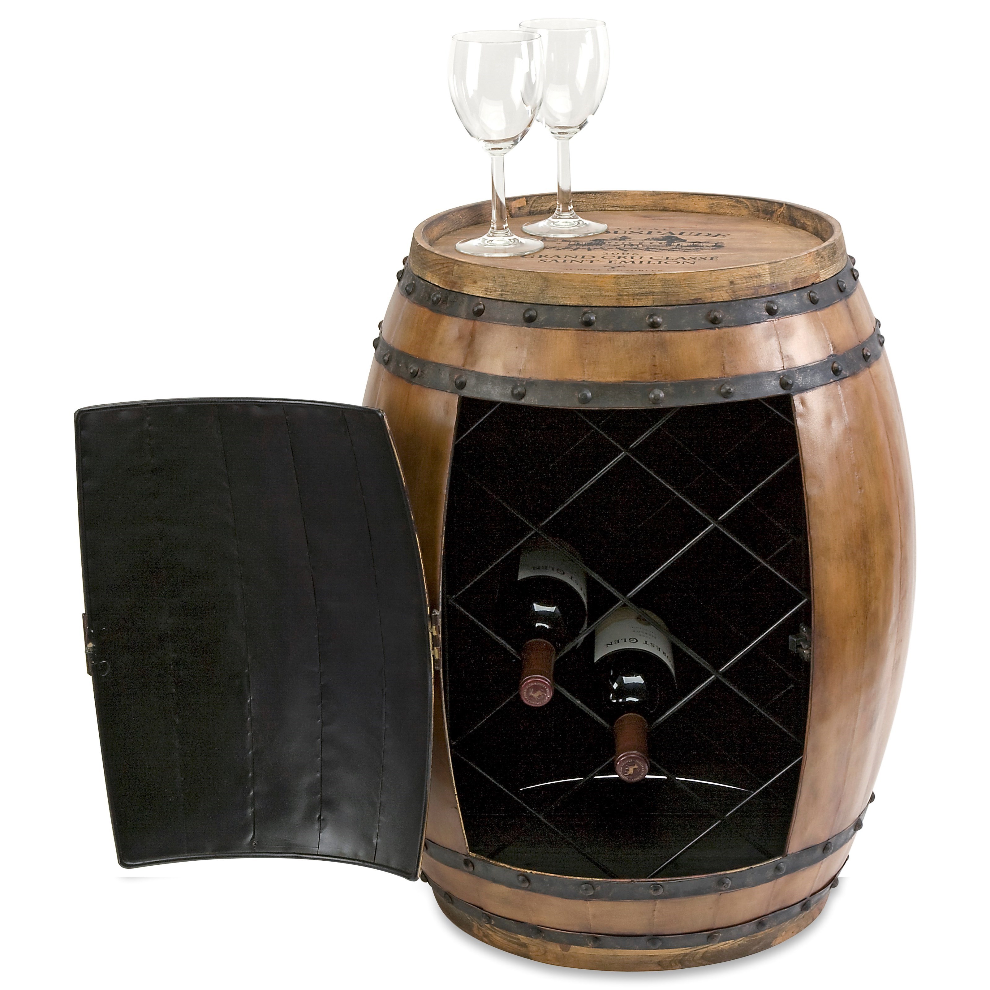 Imax Worldwide Home Accent Tables And Cabinets 74211 Napa Barrel