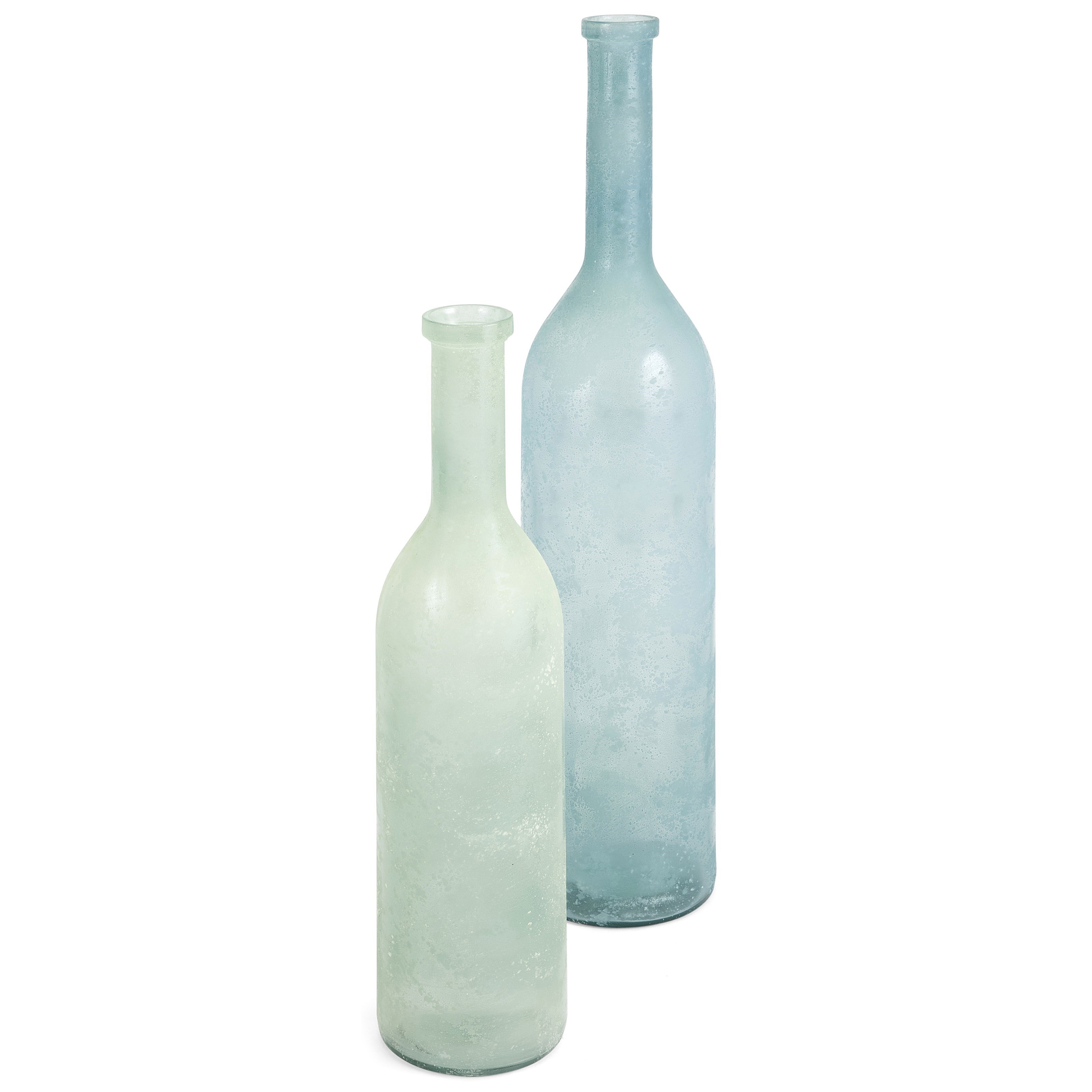 Imax Worldwide Home Bottles Jars And Canisters 14644 Damari Oversized Recycled Glass Bottle Miller Home Bottles Jars