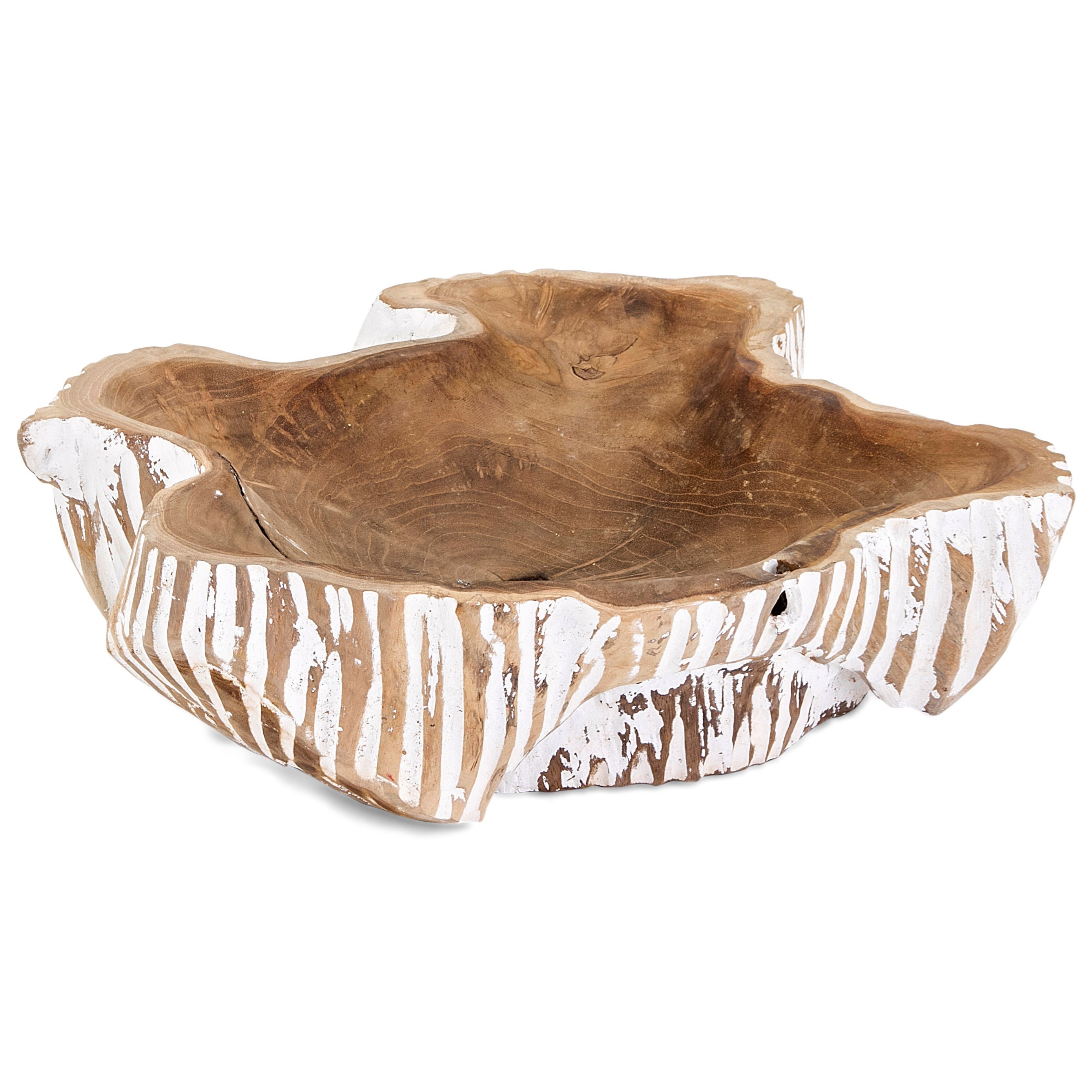 Imax Worldwide Home Boxes Bowls And Balls 14544 Lasker Carved