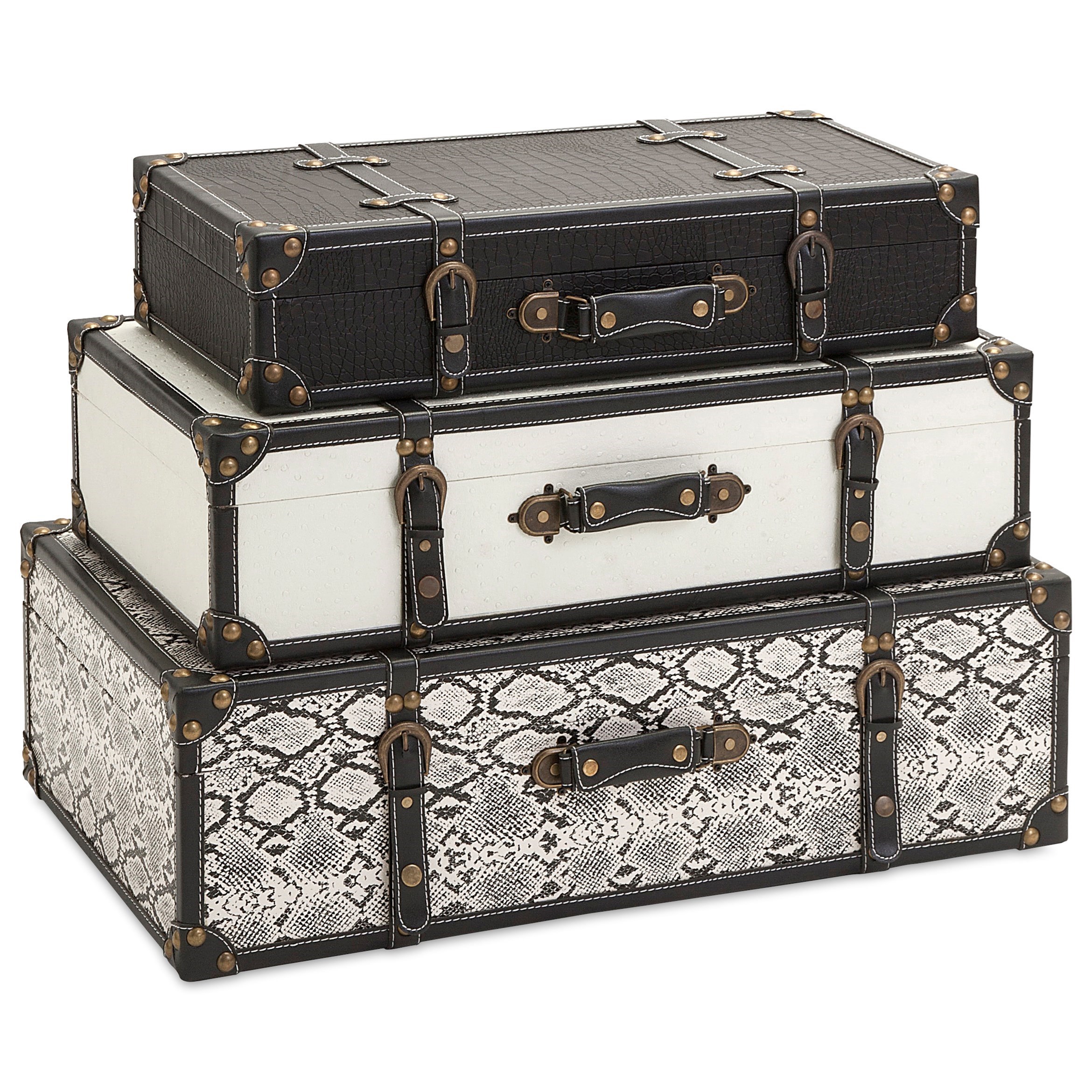 Imax Worldwide Home Decorative Figurines 47560 3 Aberdeen Storage