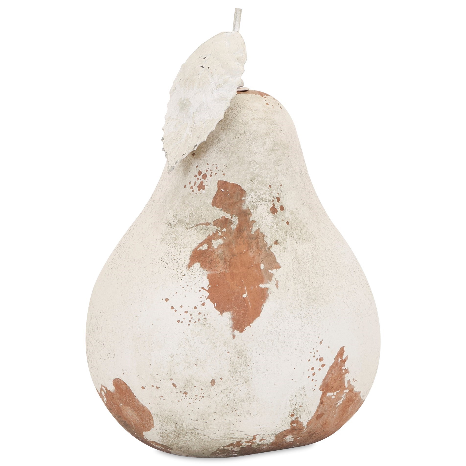 Imax Worldwide Home Decorative Figurines 95712 Mia Terracotta Pear