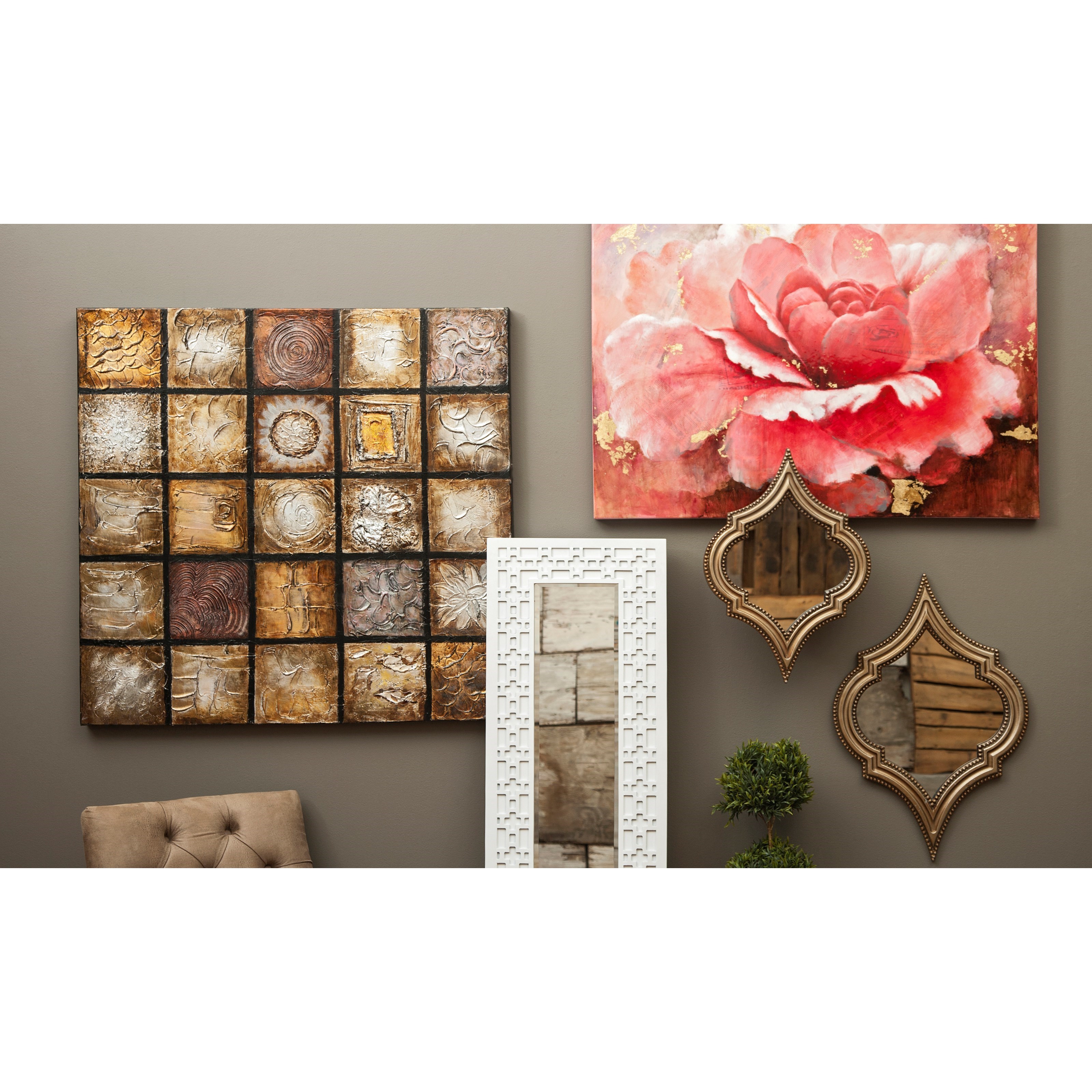 Imax Worldwide Home Mirrors 87340 2 Marietta Wall Mirrors Set Of