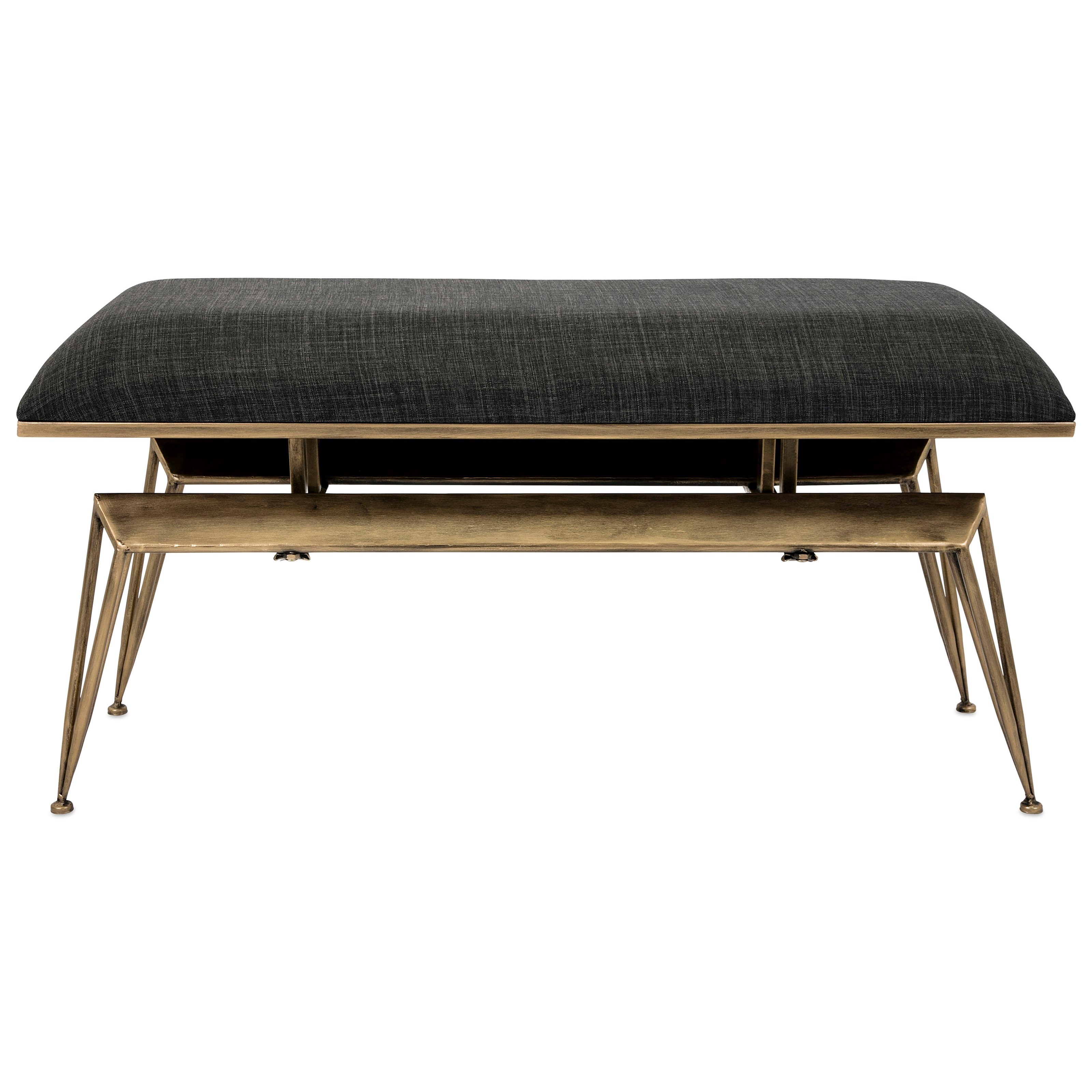 Imax Worldwide Home Seating Don Metal Bench Dream Home Interiors