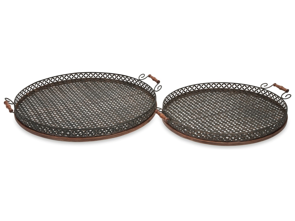 Imax Worldwide Home Trays Plates And Platters 74243 2 Regency Imax Worldwide Home Trays Plates And Plattersregency Oversized Set Of 2