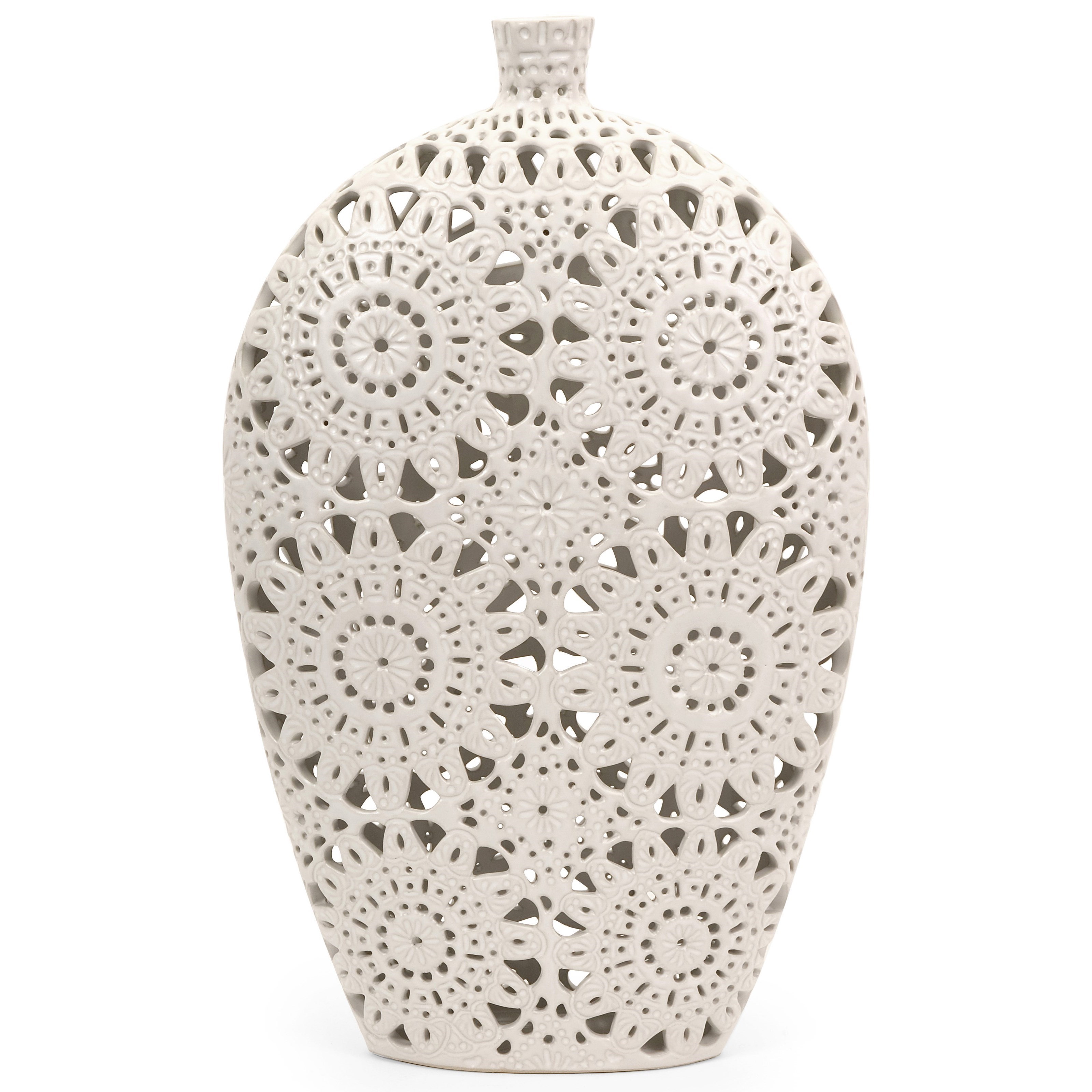 Imax Worldwide Home Vases 1509 Lacey Large Vase Corner Furniture