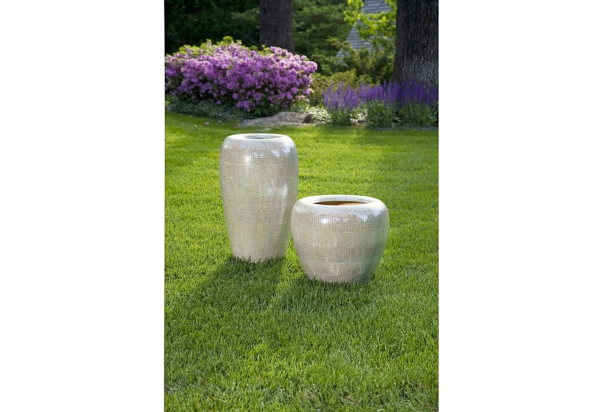 Imax Worldwide Home Vases 1537 Tiago Tall Floor Vase Corner