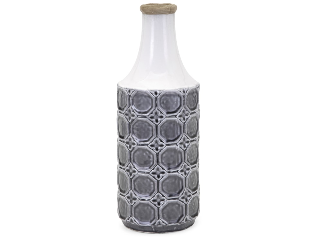 Imax Worldwide Home Vases 25622 Bianca Tall Vase Corner Furniture Imax Worldwide Home Vasesbianca Tall Vase