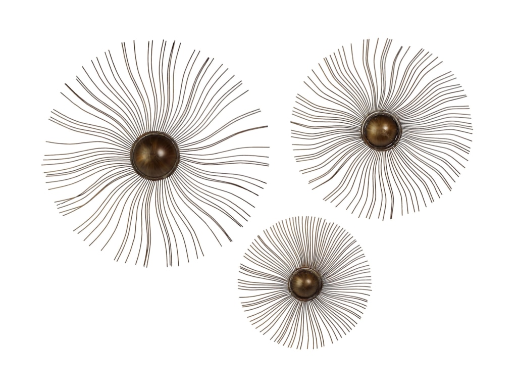 Imax Worldwide Home Wall Art Sunburst Medallions Set Of 3 Imax Worldwide Home Wall Art Sunburst Medallions Set Of 3