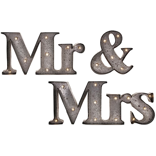 Imax worldwide home wall art mr mrs lighted signs set Imax worldwide home wall art mr mrs lighted signs set