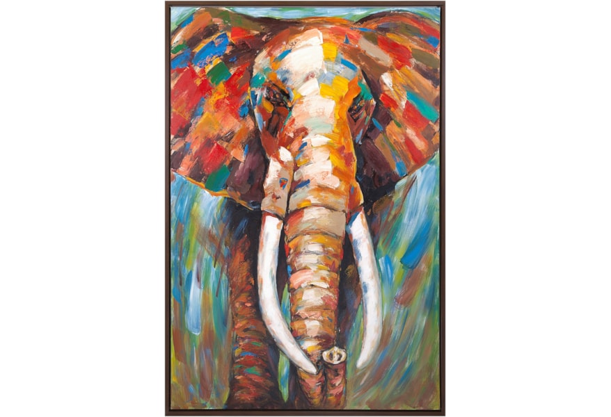 Imax Worldwide Home Wall Art Kandula Framed Oil Painting