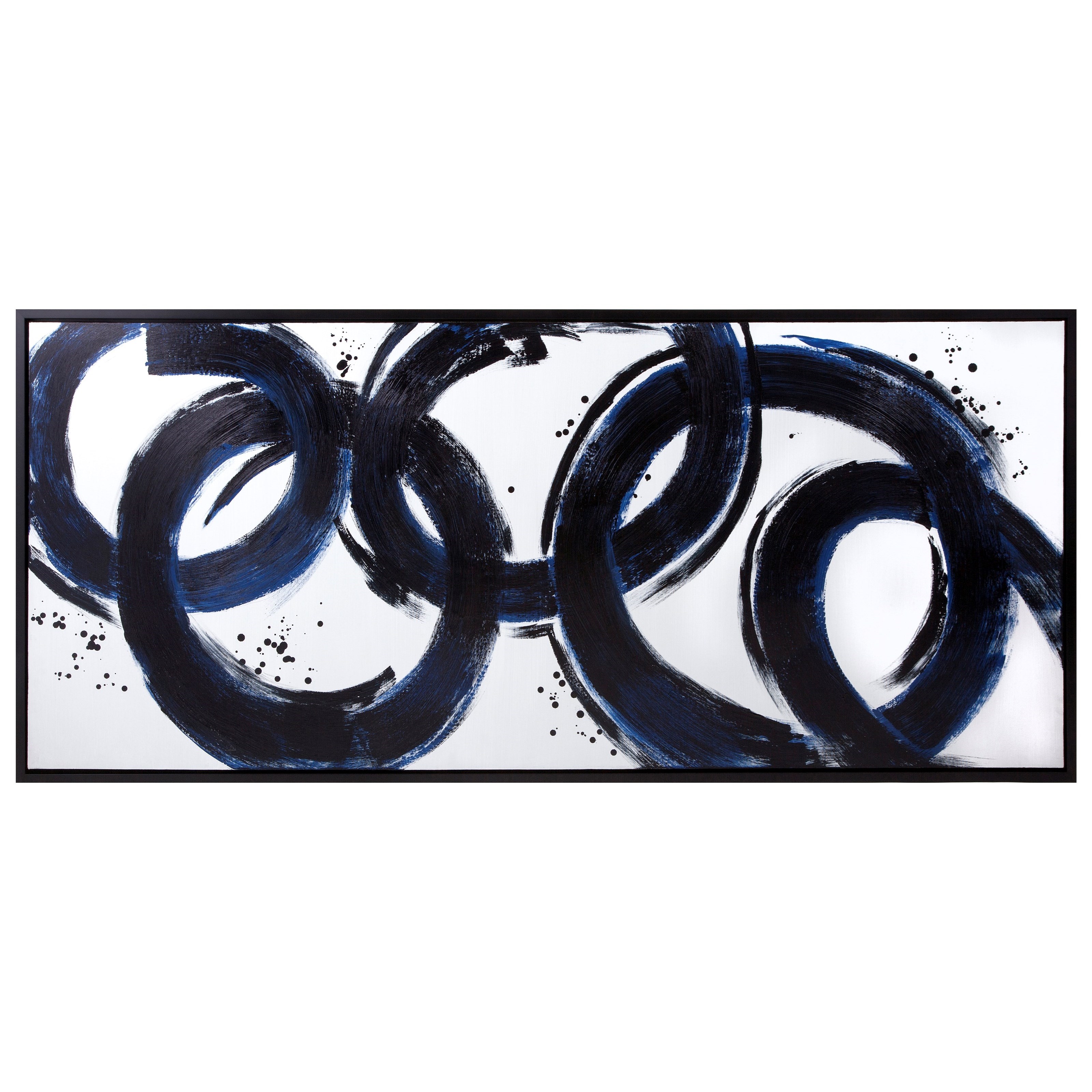 Imax Worldwide Home Wall Art 76287 Davao Framed Oil Painting