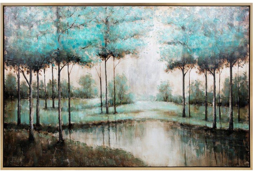 Imax Worldwide Home Wall Art Verdigis Wonder Framed Oil Painting