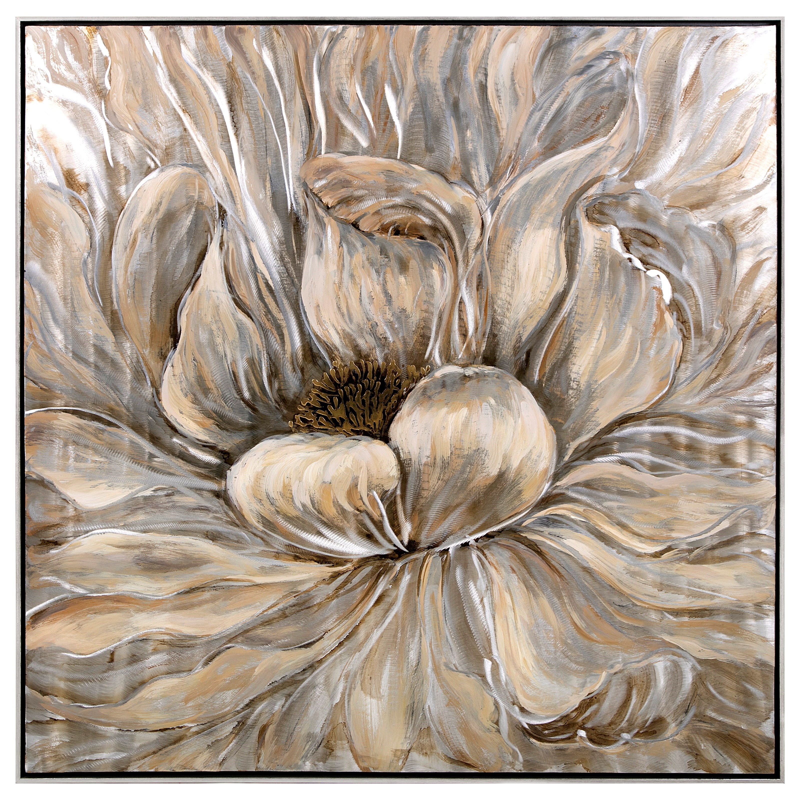 Imax Worldwide Home Wall Art 82208 Dhalia Oil Painting With Frame