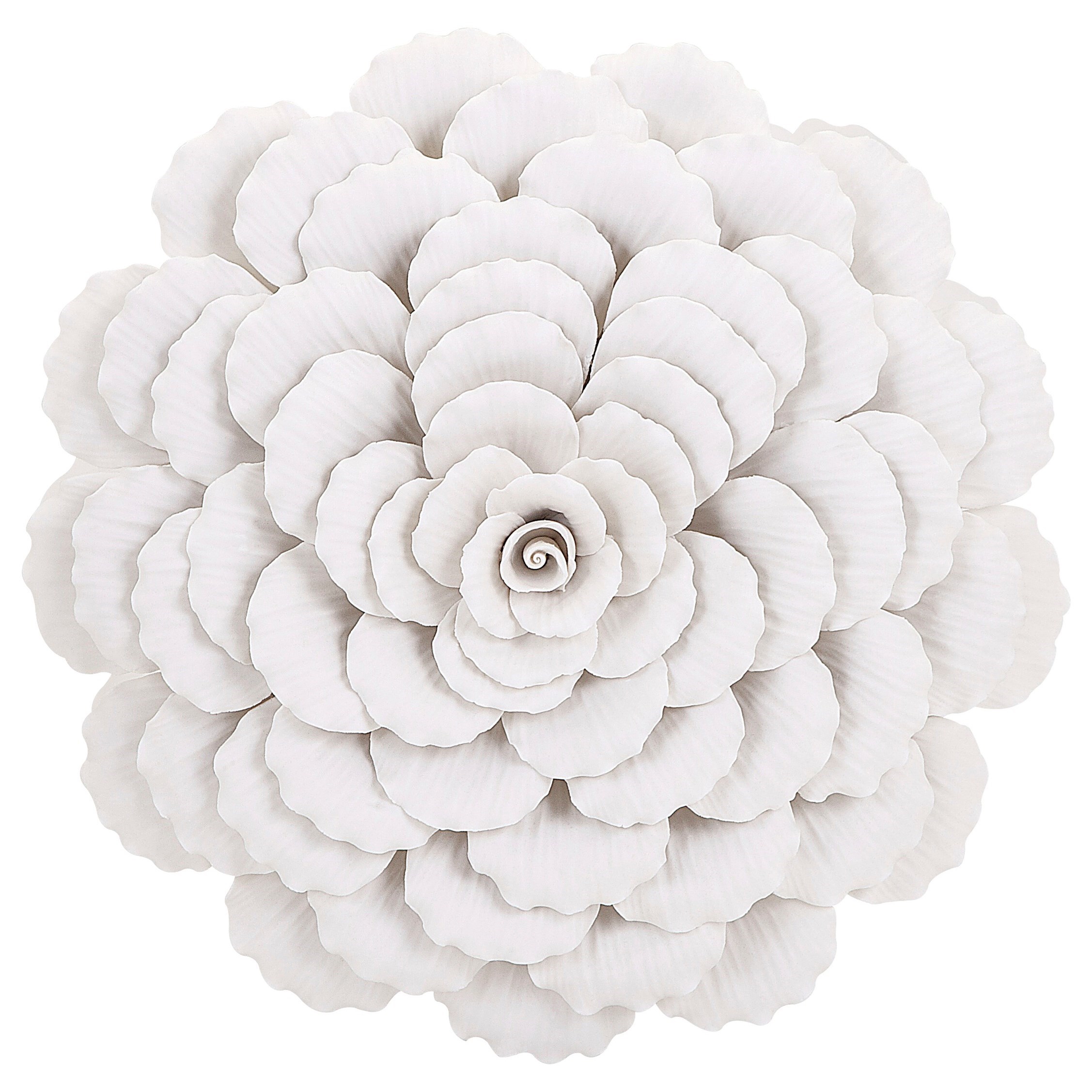 Hillary Galvanized Wall Flowers Set Of 3