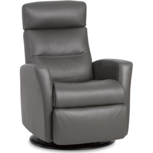 Img Norway Divani Compact Size Manual Recliner With Swivel Glide And Rock Wilson S Furniture Three Way Recliner