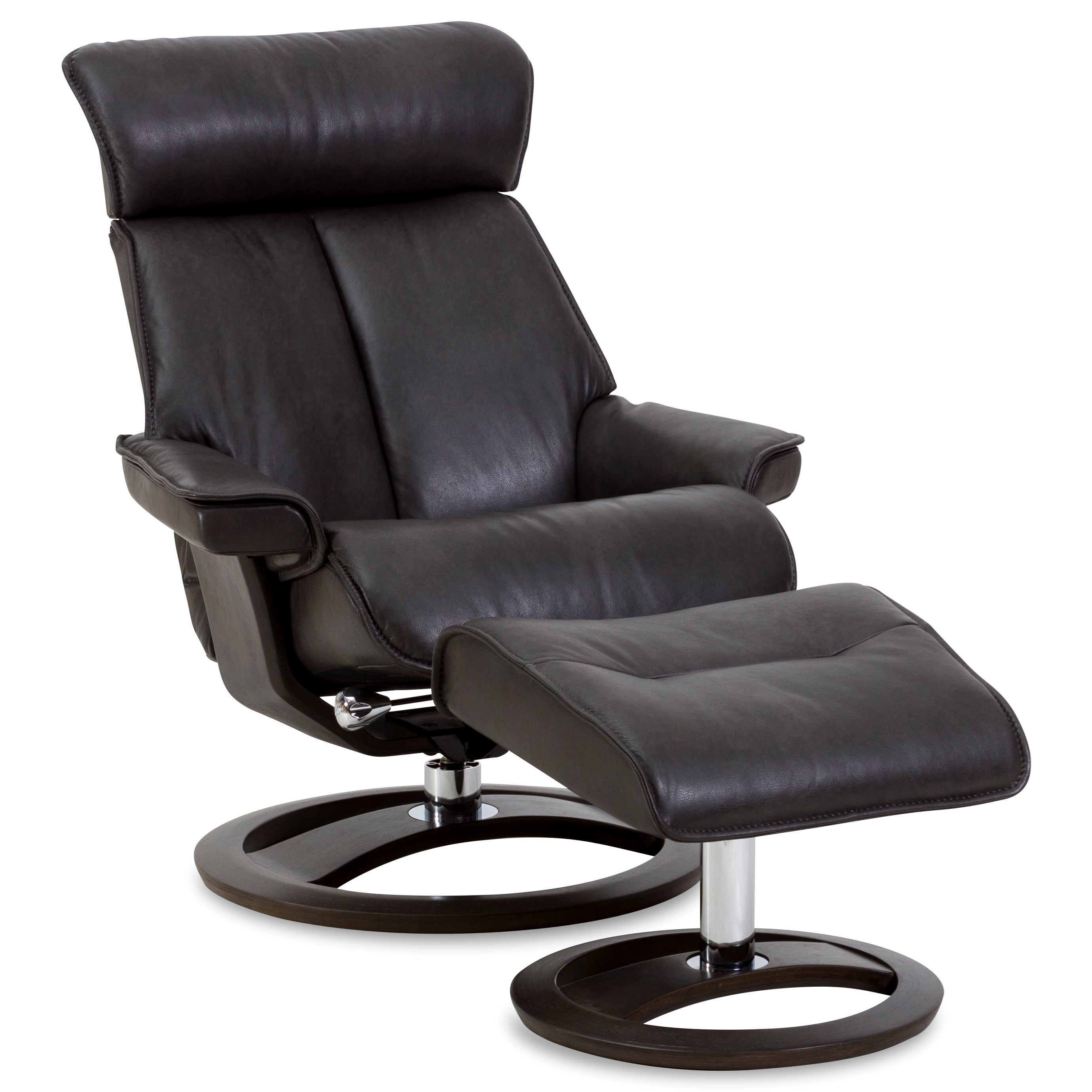 Img Norway Regal Small Novel Scandinavian Recliner And Ottoman Sprintz Furniture Reclining Chair Ottoman Sets