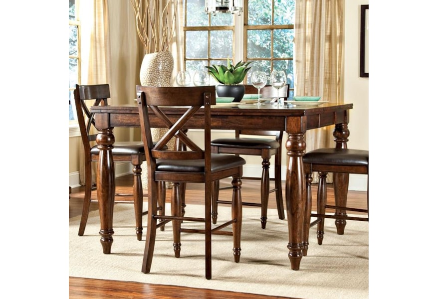 Belfort Select River Run Counter Height Gathering Table With Belfort Select River Run Counter Height