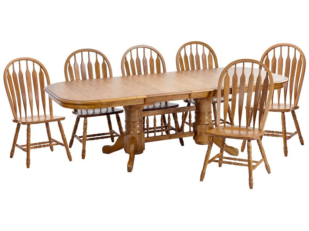 Intercon Classic Oak 7pc Formica Top Dining Room Wayside Furniture Dining 7 Or More Piece Set Intercon Classic Oak 7pc Formica Top Dining Room Wayside Furniture Dining 7 Or More Piece Set
