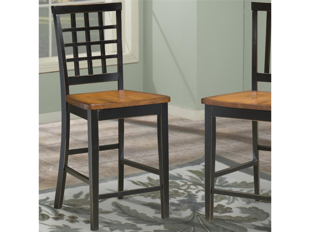 Intercon Arlington Lattice Back 24 Inch Bar Stool Fisher Home Intercon Arlingtonlattice Back 24 Inch Bar Stool