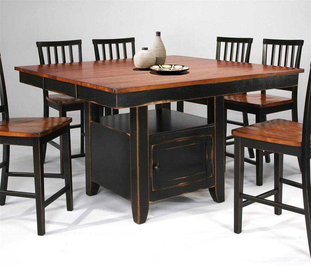 Intercon Arlington Kitchen Gathering Island Table Colder's Furniture and Appliance Pub Table