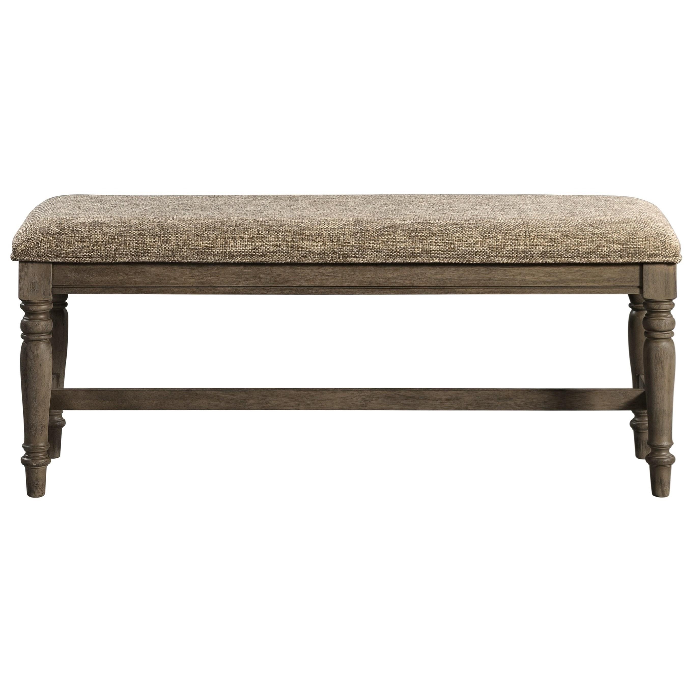 Intercon Balboa Park Transitional Dining Bench With Upholstered