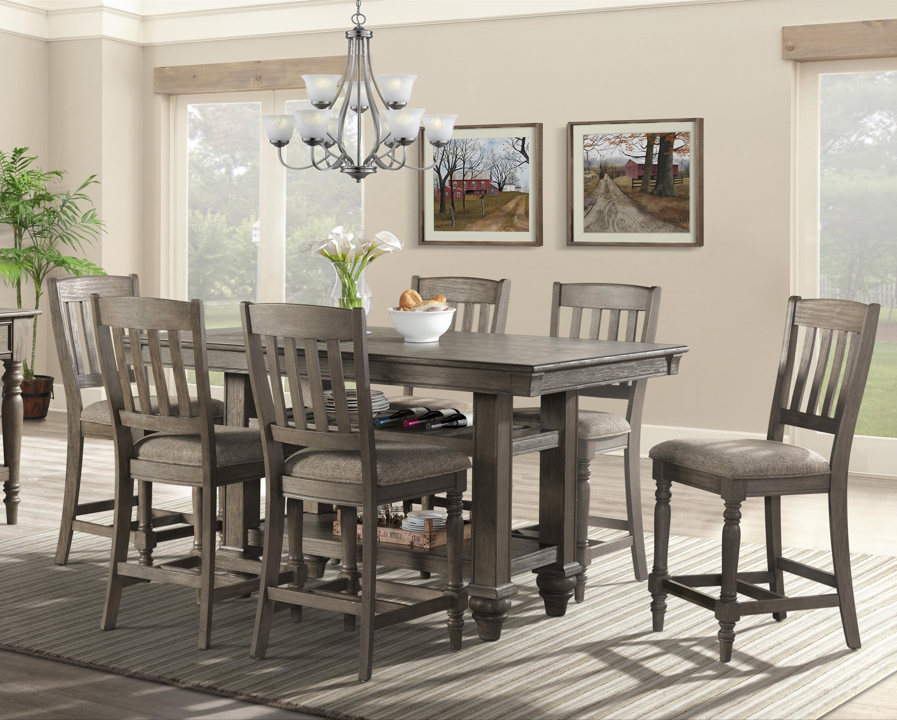 Intercon Balboa Park 5 Piece Dining Set Wayside Furniture Pub Table And Stool Sets