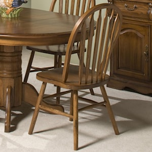 Intercon Classic Oak Plain Arrow Back Dining Side Chair Wilson S Furniture Dining Side Chairs